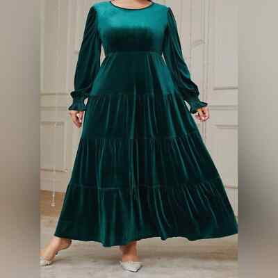 slim fit dress slacks SHEIN Modely Cloak Sleeve Knot Side Green Modest Dress | Dress