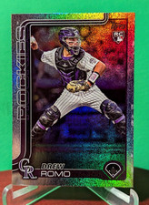 2025 Topps Series 1 Drew Romo Sand Glitter Rare SP Short Print Rookie Rockies!