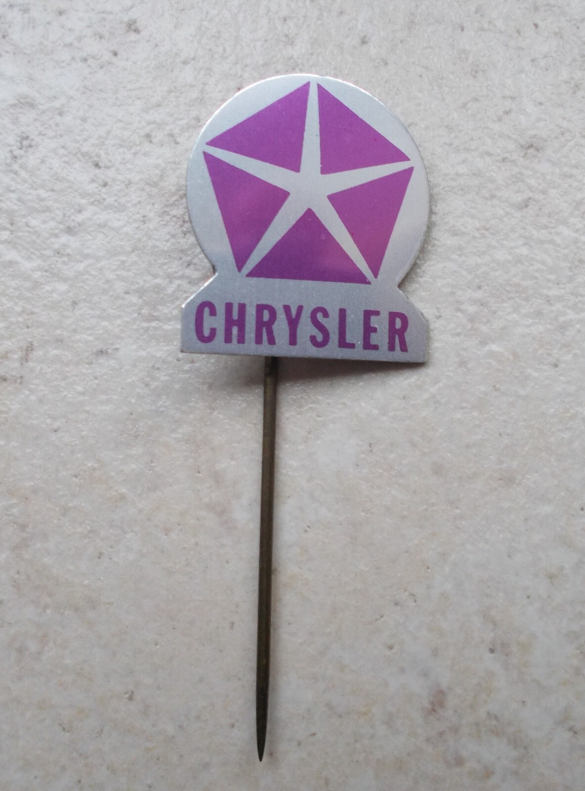 Antique CHRYSLER USA US Hat Pin Lapel Tie Tac Hatpin Pins 60 vintage