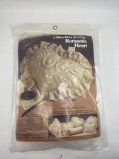 Pillow Kit Vintage Yours Truly Romantic Heart Wedding Doves Vintage 1983 NEW