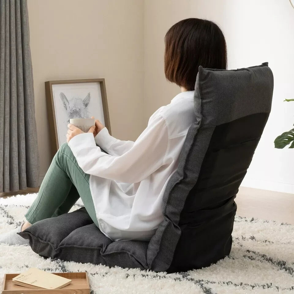 saru　椅子 NITORI Zaisu Floor Chair Angle Adjustable Legless Chair for