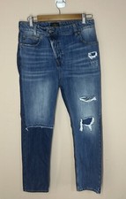 Vivienne Westwood Anglomania Jeans Size 27 New Boyfriend Style Distressed