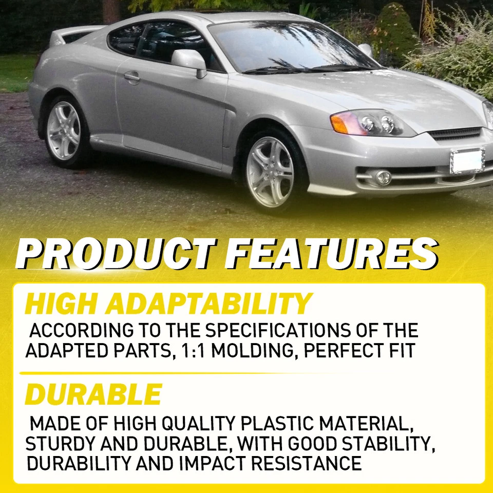 Pair For Hyundai Tiburon 03-08 Side Inside Interior Door Handle Front Right Left - Imagem 2 de 4