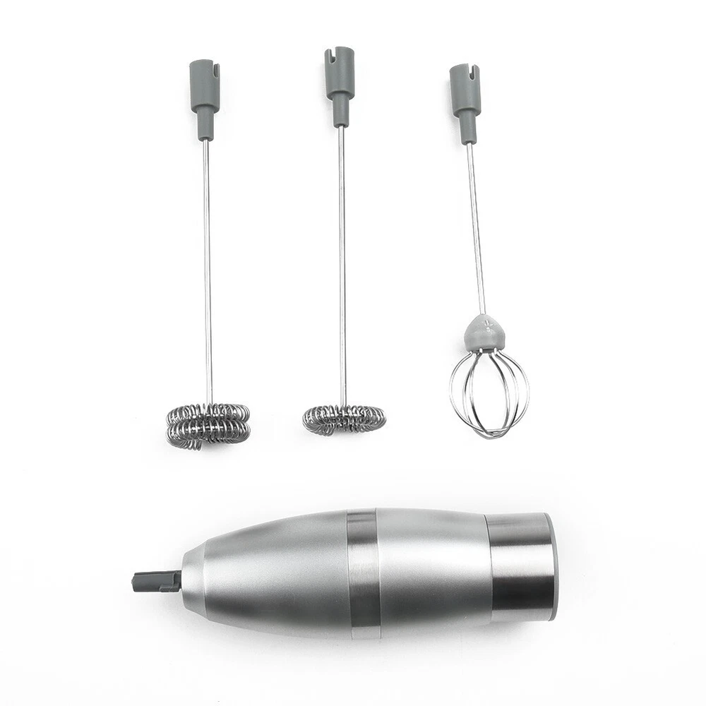 Milk Frother Set Mixer Stirrer Eggbeater Handheld Kitchen Cafe Electric
