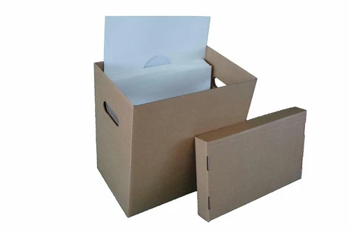 Vinyl Record Storage Box for 12" Records LP's 4 pack