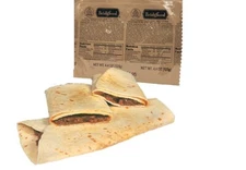 BBQ Pork Wrap MRE Survival Food Bridgford Ready to Eat meals - 3 pack