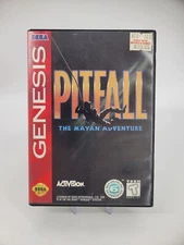 Pitfall: The Mayan Adventure (Sega Genesis, 1994) with box | Tested