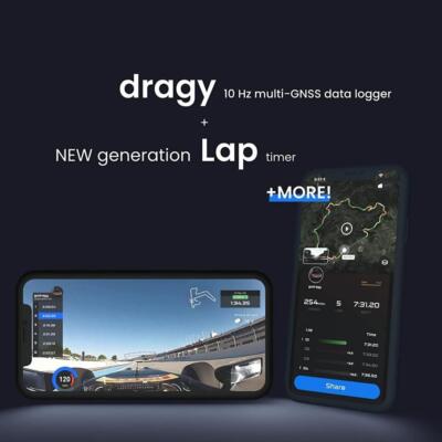 NEW VERSION: Dragy GPS Based Performance Meter Box Drag
