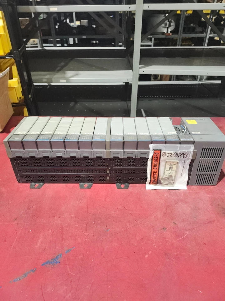 USED ALLEN BRADLY SLC 500 13-SLOT RACK 1746-A13,SLC 500 POWER SUPPLY 1746-P2 - Image 3 of 4