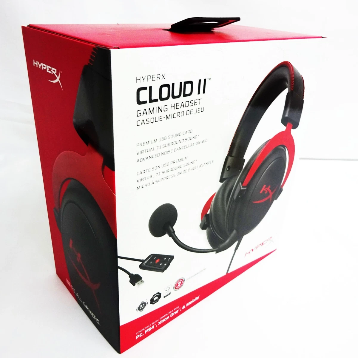 Hyperx Cloud 2 Ii – Casque De Jeu Avec Suppression Du Bruit