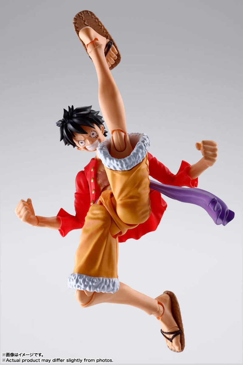 ONE PIECE - がま様 Bandai S.H. Figuarts One Piece Monkey D. Luffy 5.7 in Action