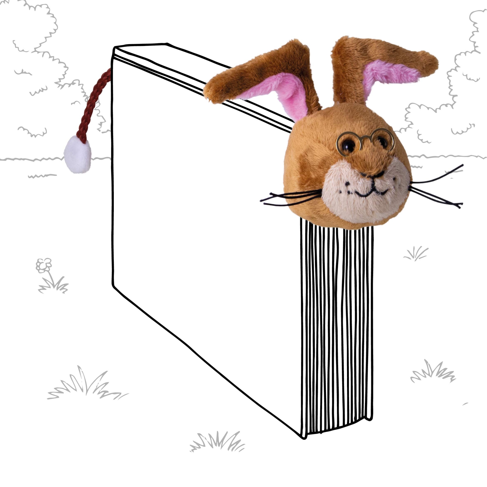 IF Book-Tails Bookmark - Rabbit