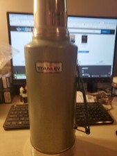 Vintage Stanley Aladdin 1995 Vacuum Bottle Thermos A-944DH Qt. Made in USA RH94