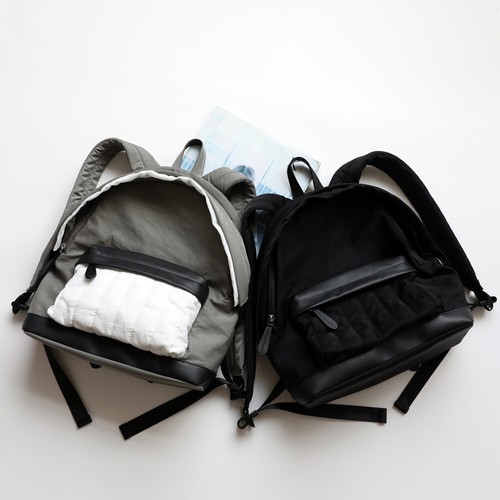 Zaino da donna in nylon leggero alla moda zaino da giorno viaggio scolastico con custodia laptop - Foto 2 di 15