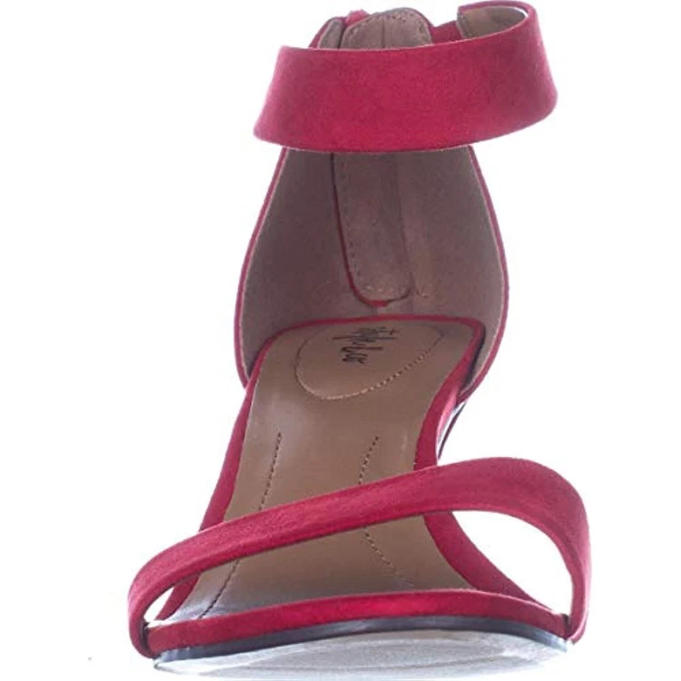 Sandalias de vestir Style & Co. Paycee de gamuza sintética para mujer rojas 6 medianas (B,M) Foto 3 de 4