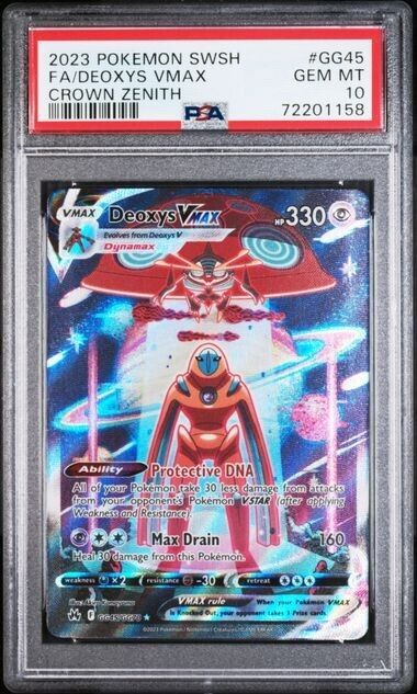 PSA 10 - Pokemon Card Promo #SWSH267 - DEOXYS VMAX (holo-foil) - GEM MINT:   - Toys, Plush, Trading Cards, Action Figures & Games online  retail store shop sale