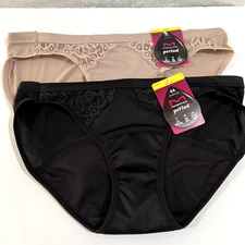 NEW 2 Pairs Maidenform Bikini Moderate Period Panties Medium Multi-Color DMLBKM