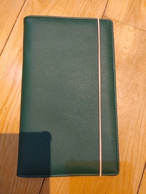 Caroline Gardner Green Pink Silver Travel Document Wallet Purse