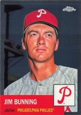 2022 Topps Chrome Platinum Anniversary #415 Jim Bunning NM