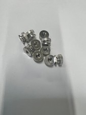 Nickel Plated Knurled Thumb Nut Brass 1/4-20 Thread - 10 Pieces 1077sp5