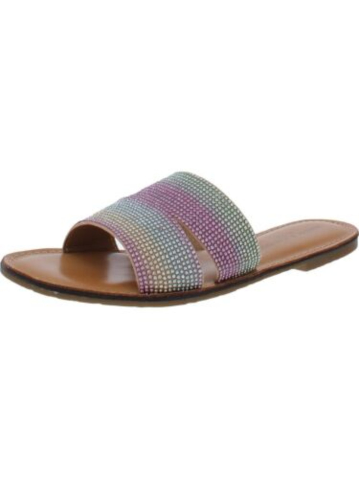 ROCK - CANDY Женские розовые шлепанцы со стразами Berrie с круглым носком без шлепанца 65 3090₽