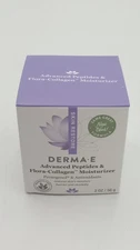 Derma-E Advanced Peptides & Flora-Collagen Moisturizer Full Size 2 oz - NEW NIB