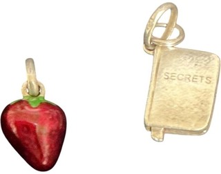 Links of London Strawberry and Secrets Book Charms Sterling Silver 2053