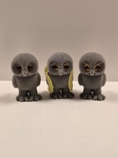 Sylvanian Families Vintage UK Tomy Owl Babies x Three. 3 x Figures as Seen.