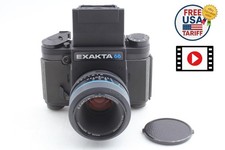 ?Near Mint+++?EXAKTA 66 Medium Format Film Camera 6x6 80mm f2.8 Lens Black