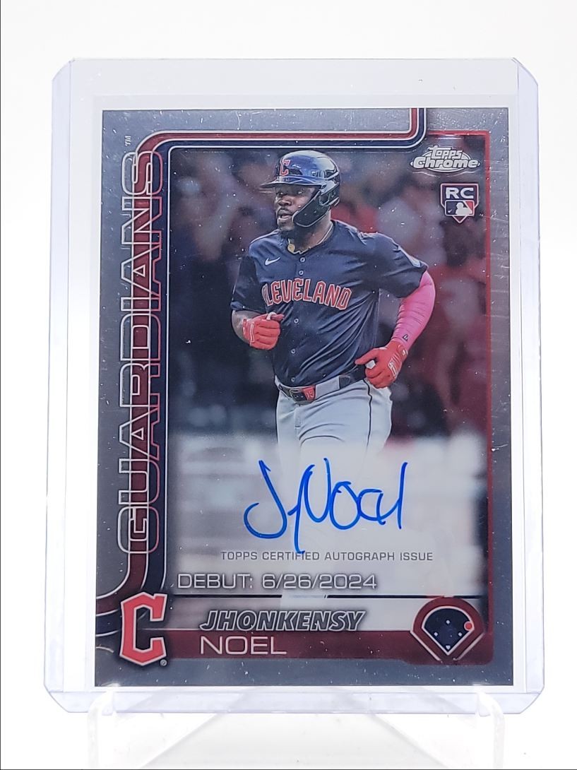 JHONKENSY NOEL 2025 TOPPS CHROME DEBUT ROOKIE AUTOGRAPH RC AUTO Q4115