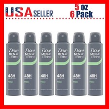 Dove Men Care Fresh x 6 Pack x 150 ml Antiperspirant Deodorant Spray