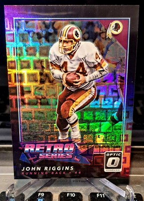 2023  Donruss Optic - Retro Series John Riggins #RS-6 Black Pandora Prizm /25