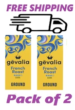 (PACK OF 2}Gevalia French Roast Ground Coffee, 12 oz. Bag