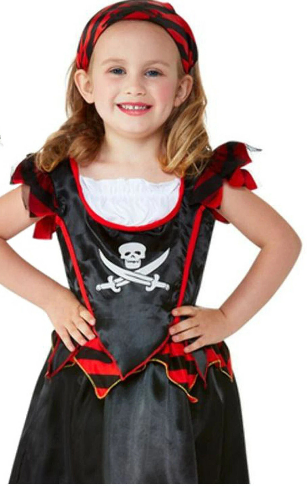 Disfraz de Capitán Garfio Pirata Niños Pequeños Niñas Niños Edad 1-2 - B3