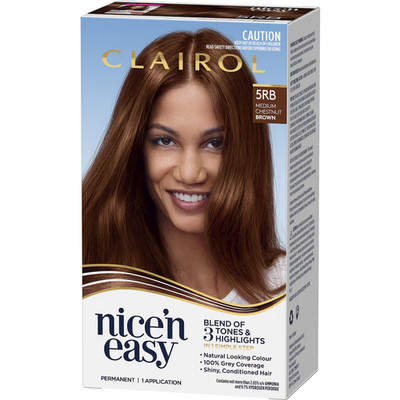 Clairol Nice  N Easy 5RB Medium Chestnut Brown 2 Pack