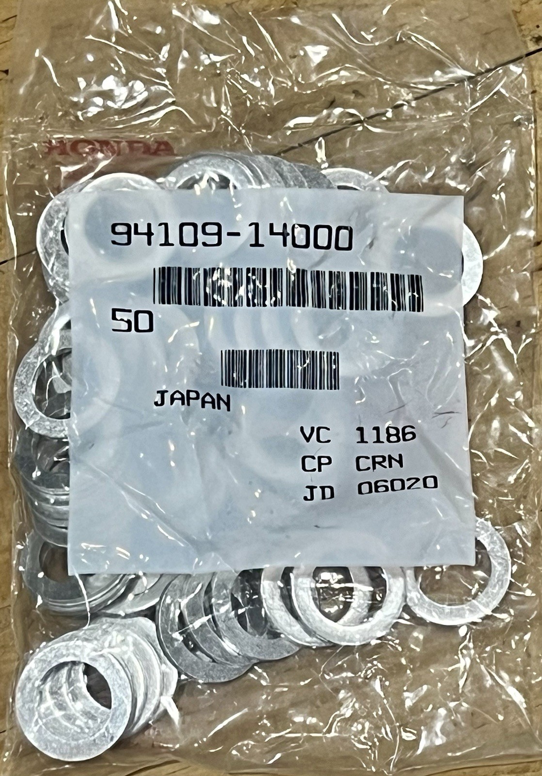 Drain Plug Crush Washers Mtf 94109-14000 New