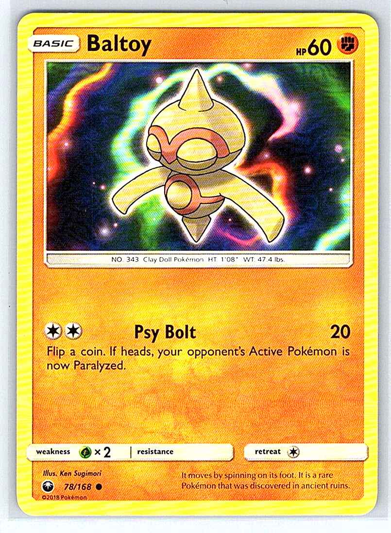 Baltoy 78/168 Celestial Storm NM or LP Pokemon Card
