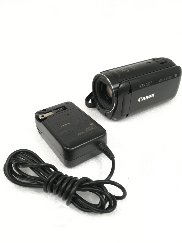 Canon VIXIA HF R800 Camcorder w/ Canon CA-110 Adapter FREE SHIP For Parts AS/IS - Image 2 of 4