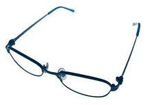 Jones New York Womens Metal Soft Rectangle Eyewear Frame, J130 Teal 48mm