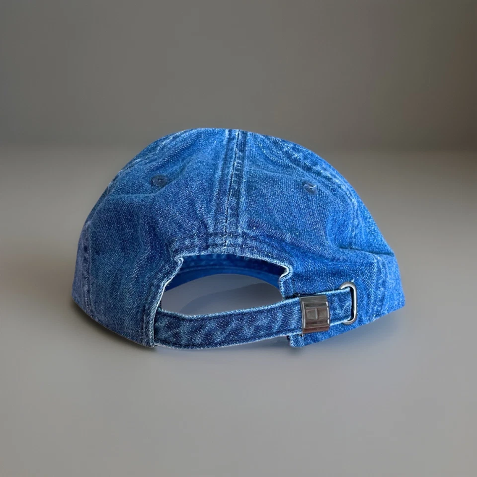 Tommy Hilfiger Hombre Denim Sombrero Correa Ajustable Nuevo con Etiquetas ~ Ajuste Pequeño a Mediano. Foto 3 de 4