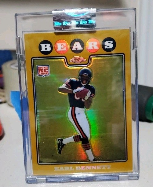 Earl Bennett Topps Chrome #TC210 Gold Refractor
