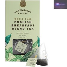 Cartwright and Butler Luxury English Breakfast Tea Bags - Whole Leaf 45g Gift