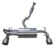 CAT BACK EXHAUST FOR TOYOTA 86 / SUBARU BRZ CHROME TIPS ULTREX ULTIMATE SERIES