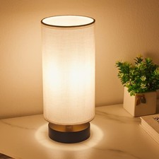 Table Lamp, Bedside Nightstand Lamp, Simple Desk Lamp, Cylinder Table Lamp fo...