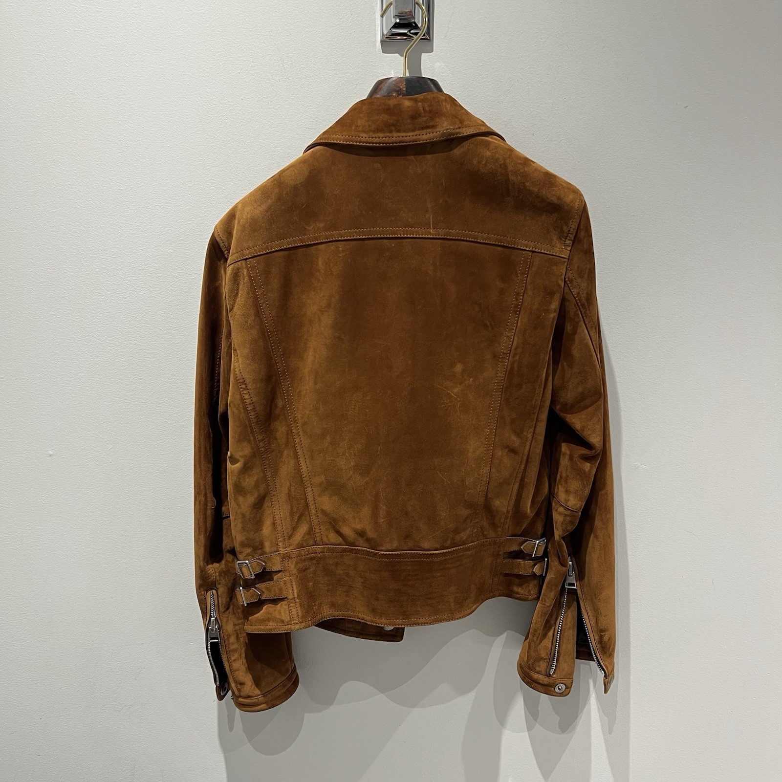 Tom Ford Suede Leather Biker Jacket In Medium image 2