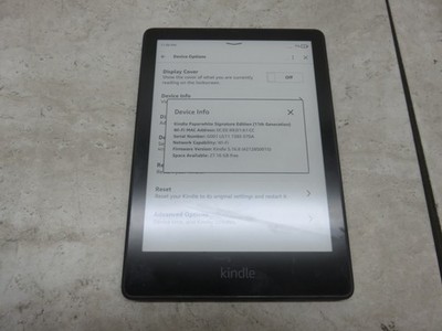 Amazon Kindle Paperwhite SIGNATURE (11th Gen) E-Reader M2L4EK  32GB