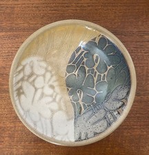 VINTAGE CRICH POTTERY DIANA WORTHY BOWL  21cms STUDIO POTTERY