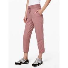 Lululemon Dance Studio Crop 25" Red Dust Size 6