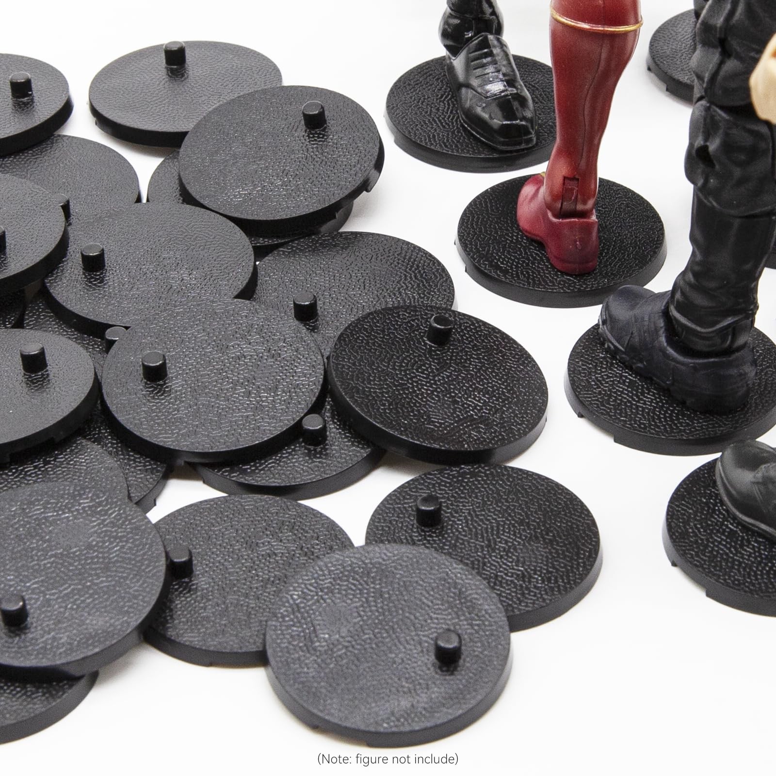 28PCS 6 Inch Action Figure Stand Display Bases with Peg Toy Organizer Holder ...
