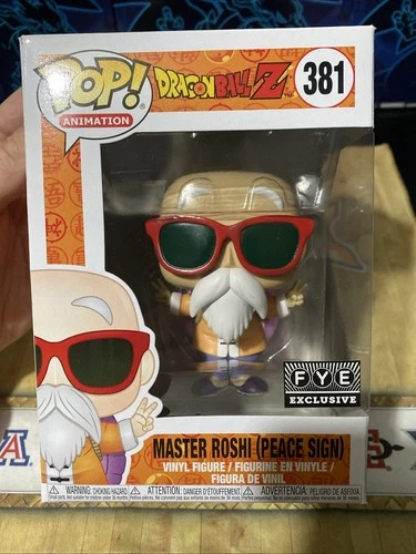 Funko Pop! Vinyl: Dragon Ball Master Roshi #381 with Plastic Case included